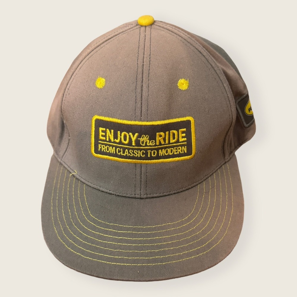SEMA SHOW 2015 Hat Strap Back PENNZOIL QUAKER STATE SHELL Gray Yellow Logo Cap